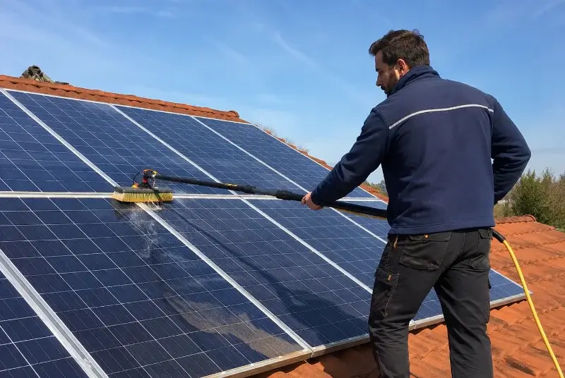 Nettoyage et entretien de panneaux solaires à Lée